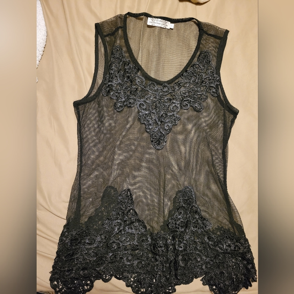 Dressy embroidered top
